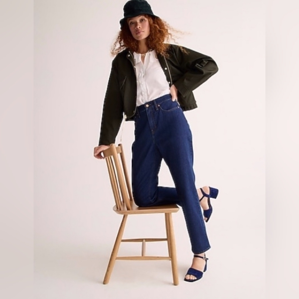 J. Crew High Rise Dark Blue Jeans